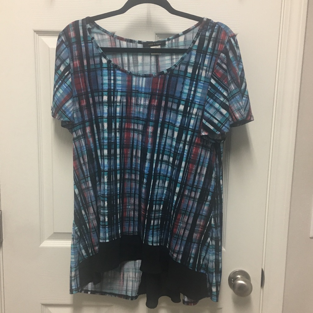Plaid Blouse